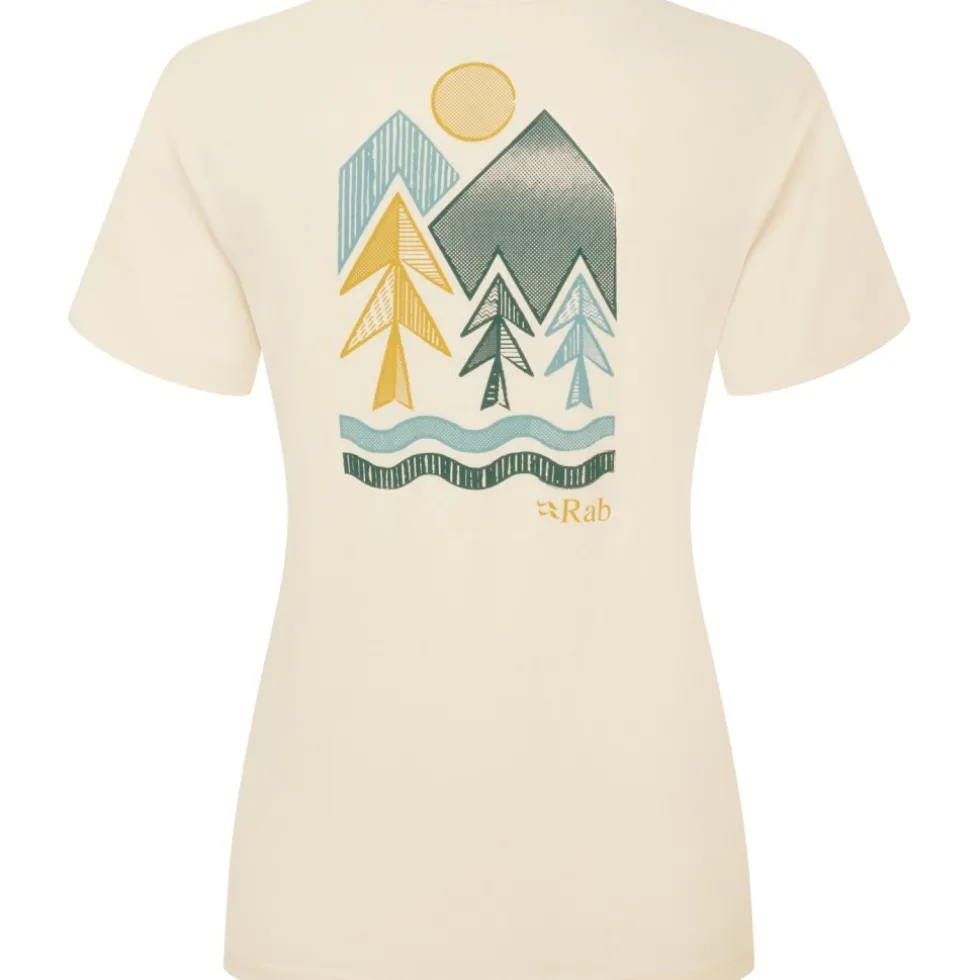 Rab Tuku Vista T-Shirt Dames - ecru