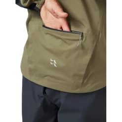 Rab Cinder Kinetic Jas Heren - light khaki/beluga