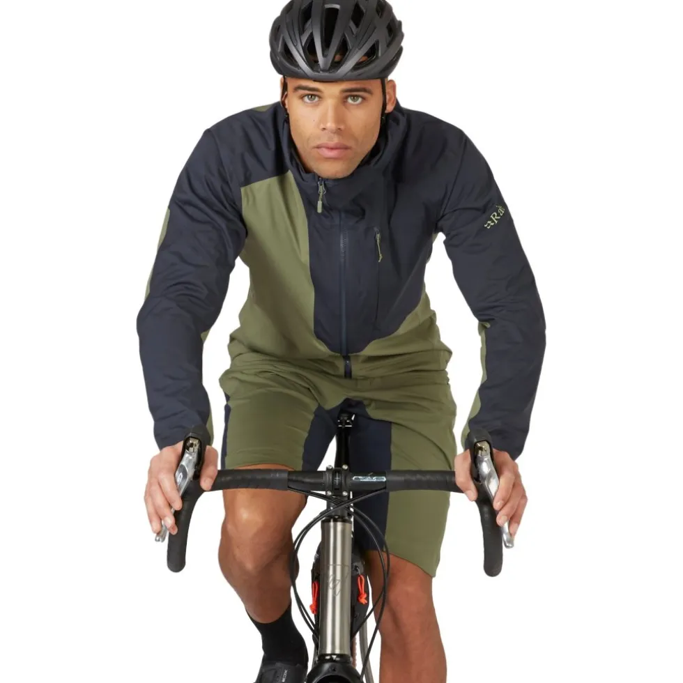 Rab Cinder Kinetic Jas Heren - light khaki/beluga