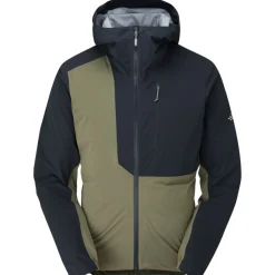Rab Cinder Kinetic Jas Heren - light khaki/beluga