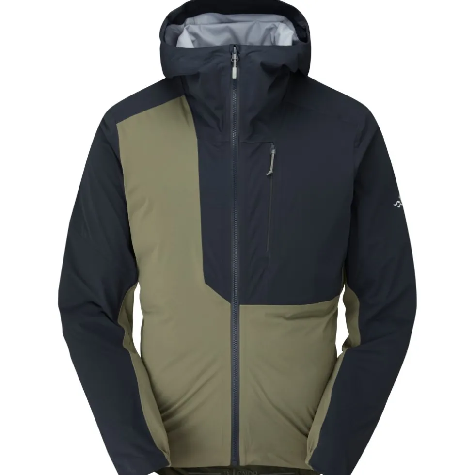 Rab Cinder Kinetic Jas Heren - light khaki/beluga