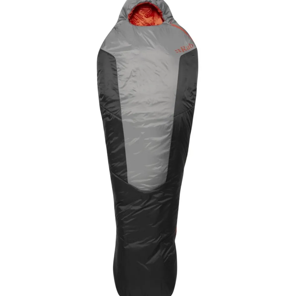 Rab Solar Ultra 1 Slaapzak - Lang - Rits links - granite