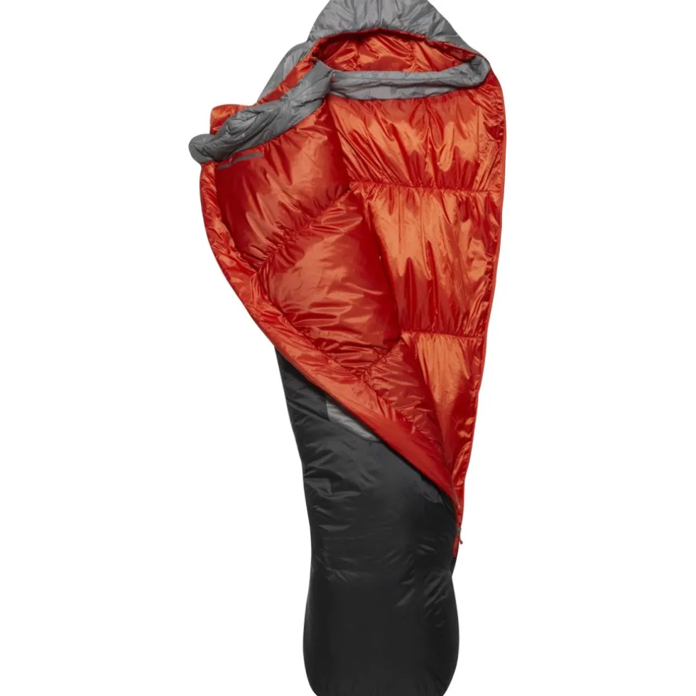 Rab Solar Ultra 1 Slaapzak - Lang - Rits links - granite
