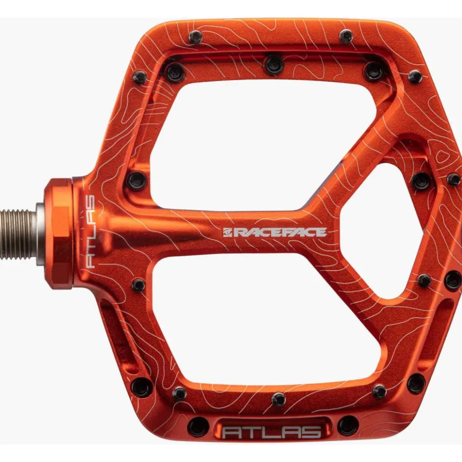 Platformpedalen < Race Face Atlas Pedaal - oranje