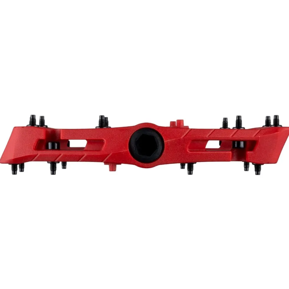 Race Face CHESTER Large - Platform Pedalen - rood