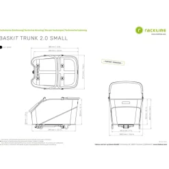 Achtermanden < Racktime BASKIT Trunk 2.0 Small Bagagedrager Fietsmand 12L - zwart