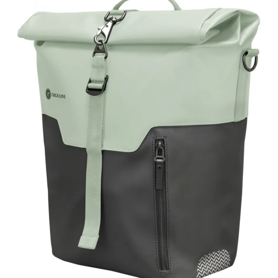 Bagagedragertassen < Racktime Jerry Bagagetas 17L - Black/Pistachio