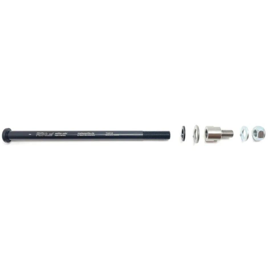 Snelspanners En Steekassen < Radoxx Components Trailer AxXle Steekas - voor Fietskarren | 12x148mm - M12x1.5 | 180mm (Orbea) | TA013