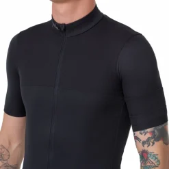 Rapha Brevet E. Fietsshirt met Korte Mouwen Heren - zwart/grijs