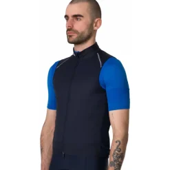 Rapha Brevet E. Vest Heren - dark navy/white