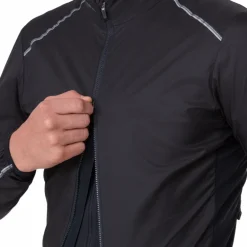 Rapha Brevet E. Windbreaker Heren - zwart/grijs