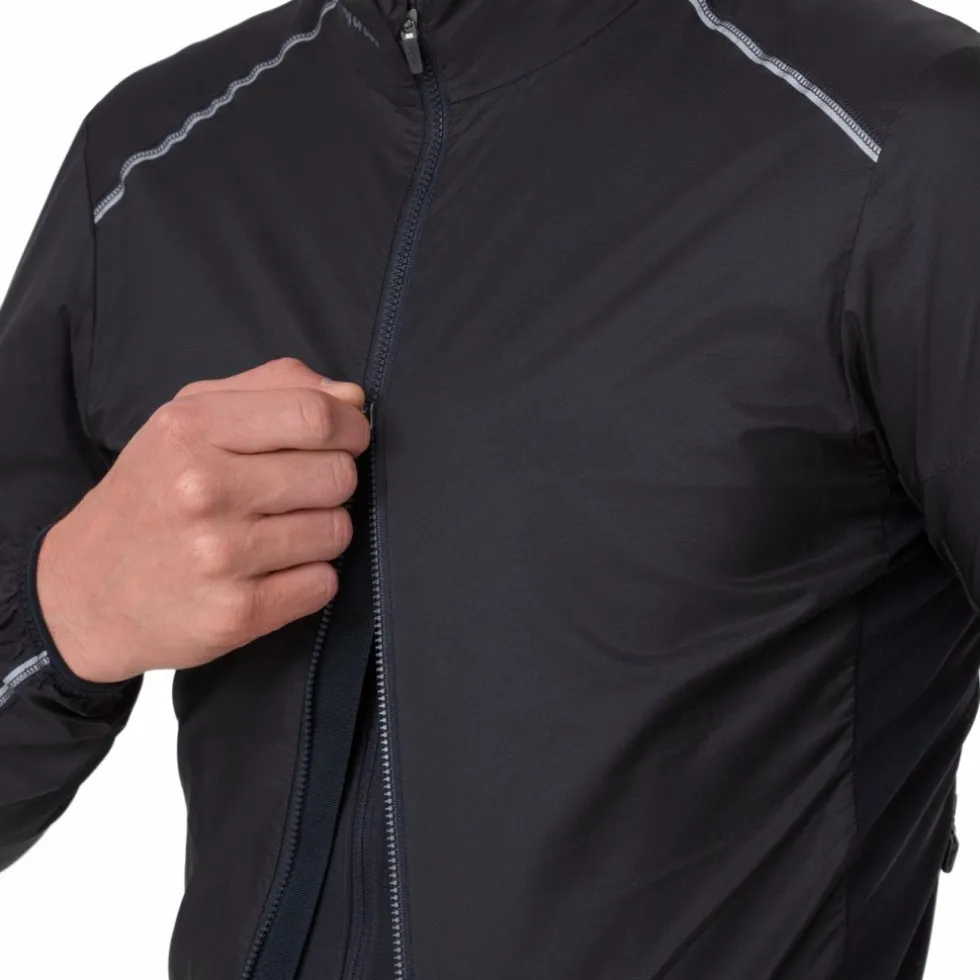 Rapha Brevet E. Windbreaker Heren - zwart/grijs