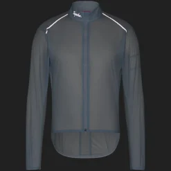 Windjacks < Rapha Brevet E. Windbreaker Heren - arctic ice/iver refective