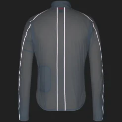Windjacks < Rapha Brevet E. Windbreaker Heren - arctic ice/iver refective