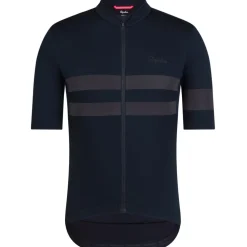Rapha Brevet Fietsshirt met Korte Mouwen Heren - zwart/zwart