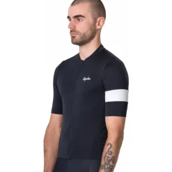 Wielershirts < Rapha Core Fiethirt et Korte ouwen Heren - zwart/wit