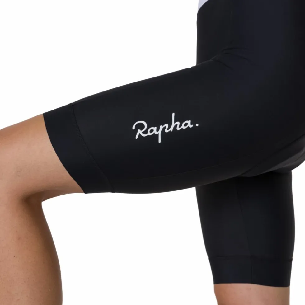 Rapha Core Fietsshort met Bretels Dames - black/white