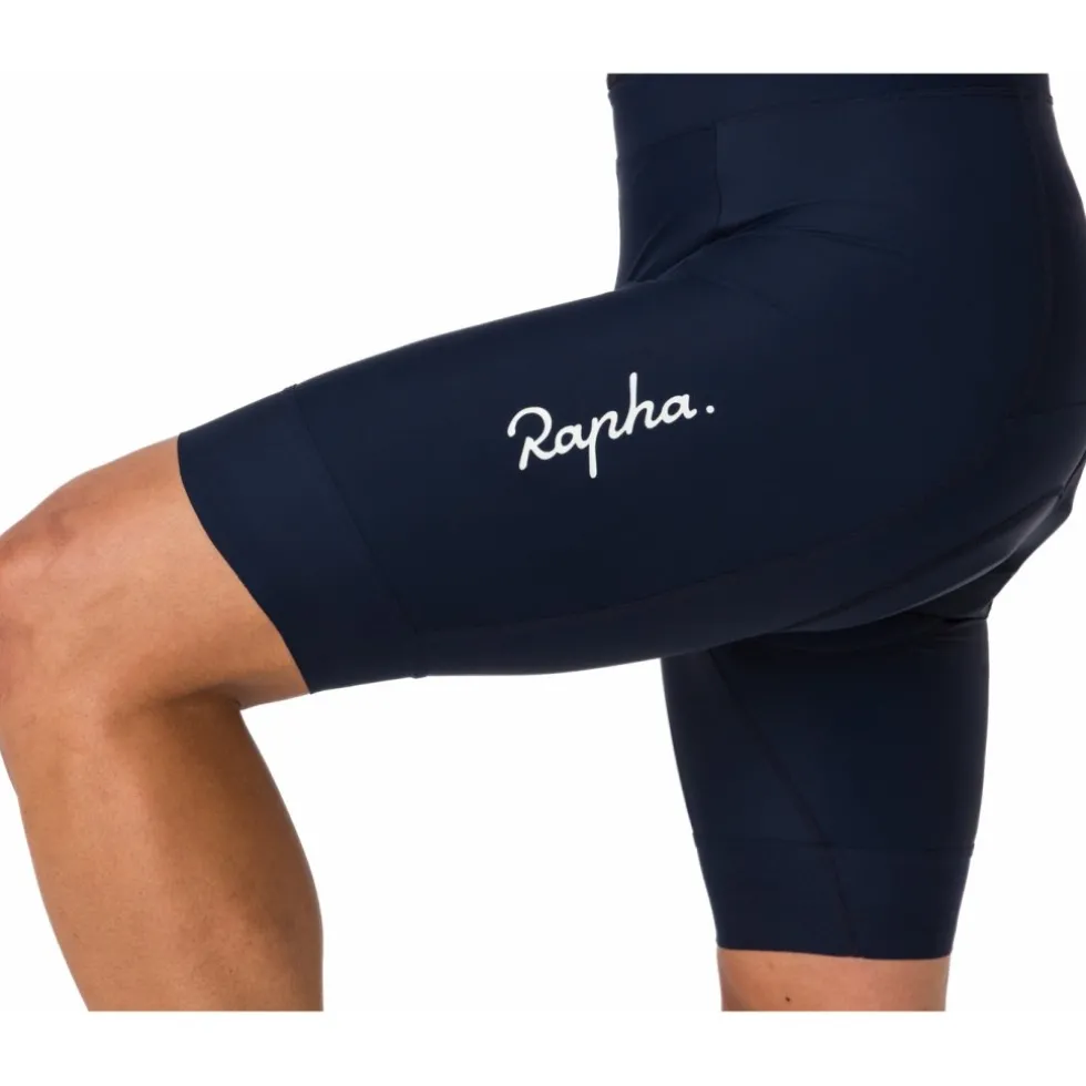 Rapha Core Fietsshort met Bretels Heren - dark navy/white