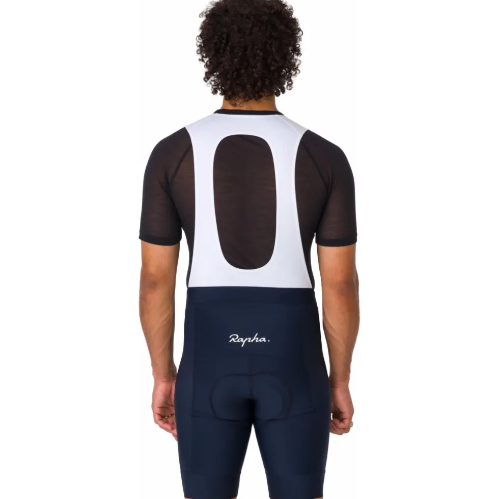 Rapha Core Fietsshort met Bretels Heren - dark navy/white