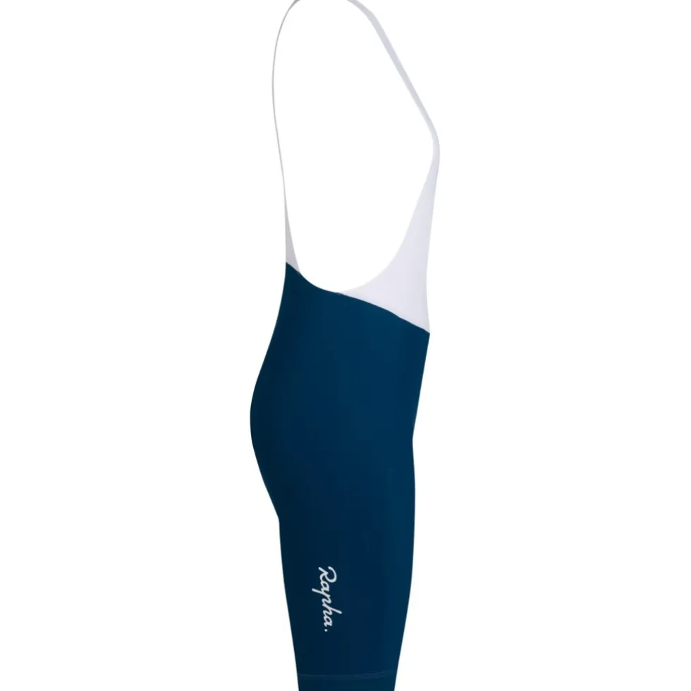 Rapha Core Fietsshort met Bretels Dames - jewelled blue/white