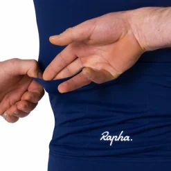 Rapha Core Lightweight Fietsshirt met Korte Mouwen Heren - navy/white