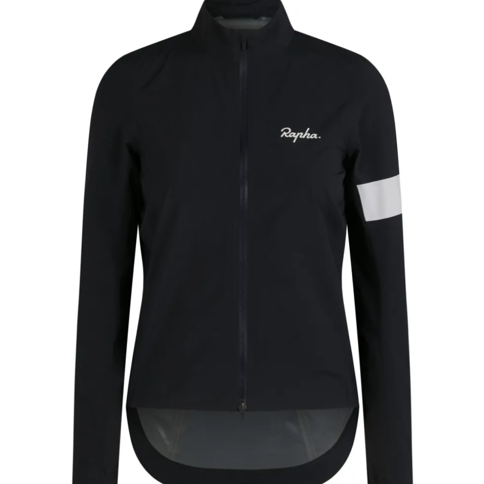 Rapha Core Regenjas III Dames - zwart/wit