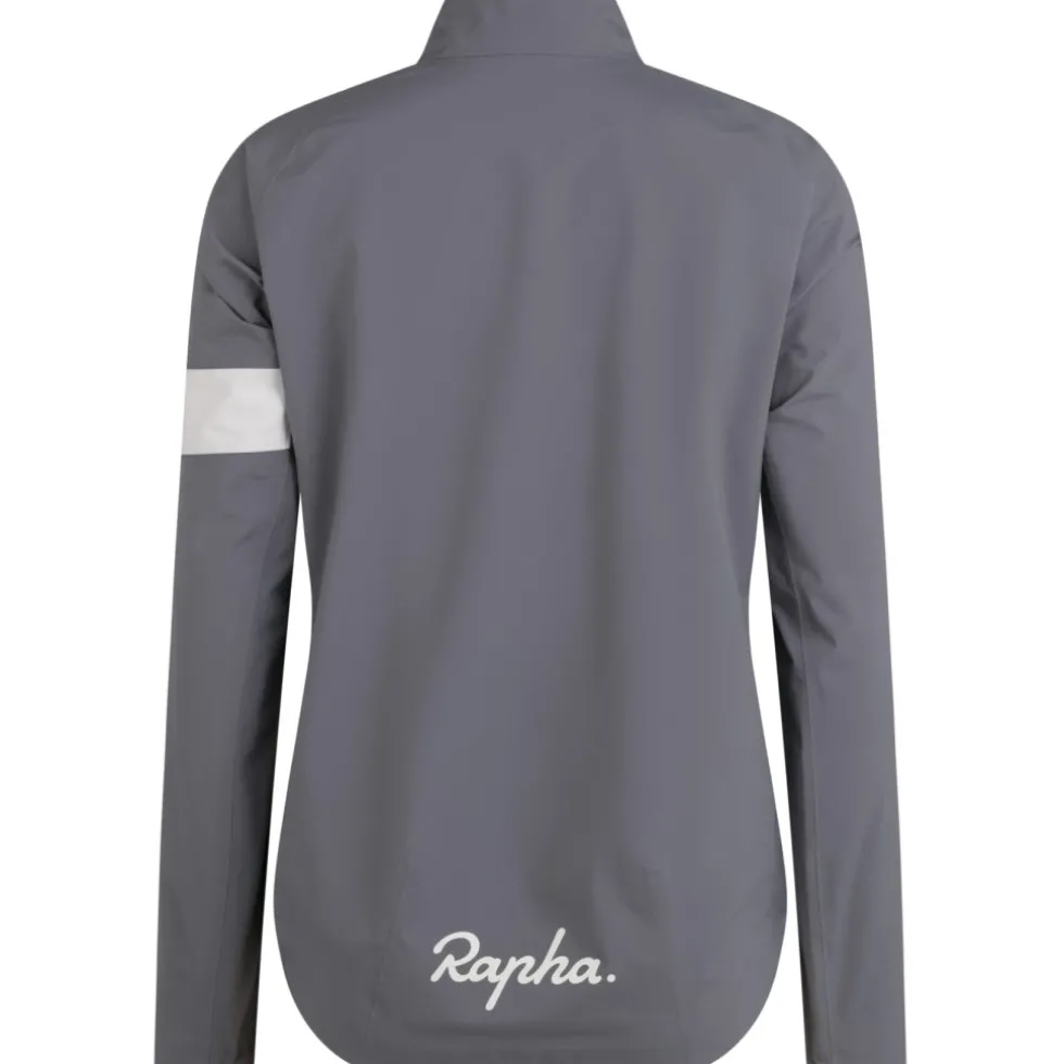 Rapha Core Regenjas III Dames - grijs/wit