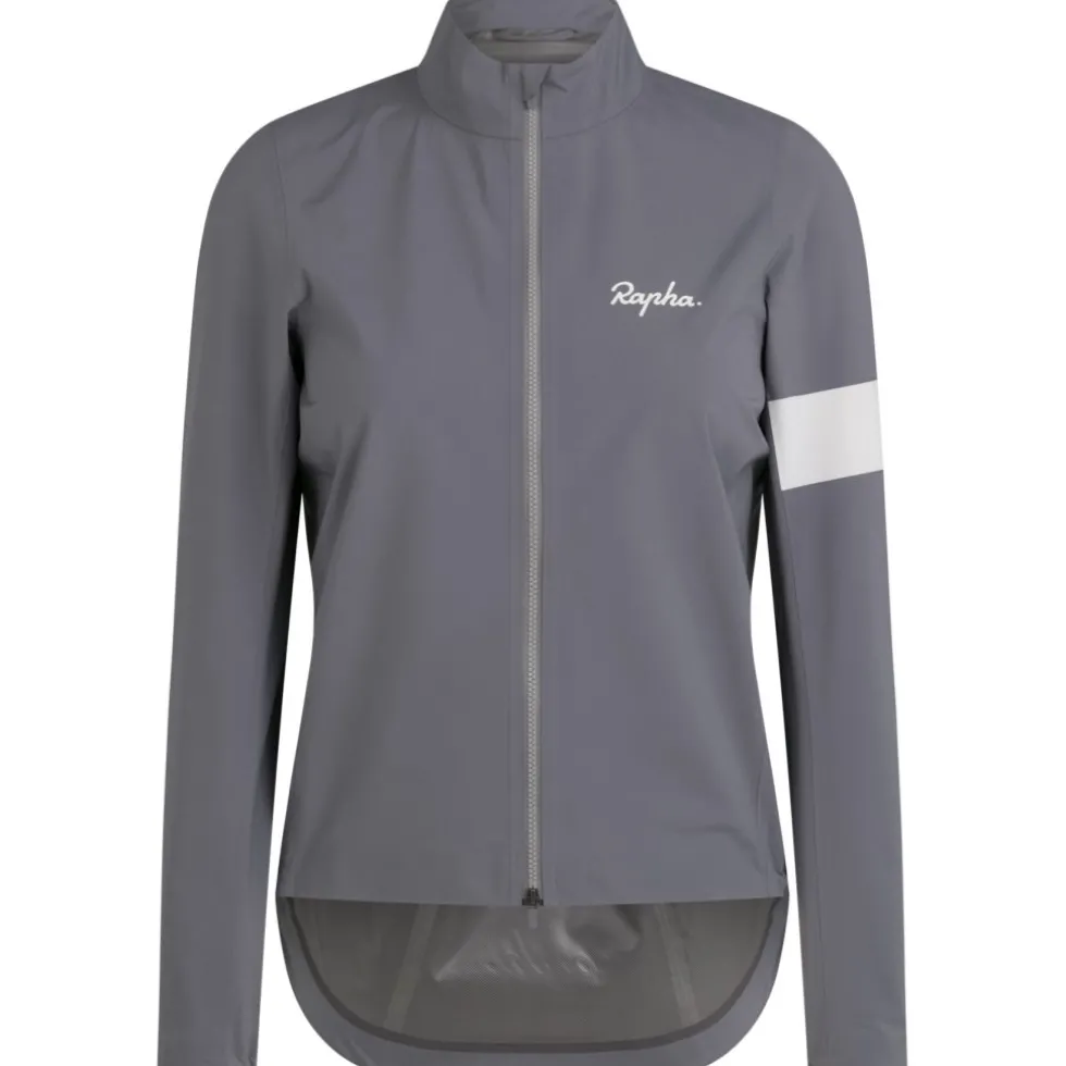 Rapha Core Regenjas III Dames - grijs/wit