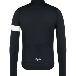 Rapha Core Thermal Fietsshirt met Lange Mouwen Heren - zwart/wit