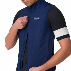 Vesten < Rapha Core Vet Heren - navy/white