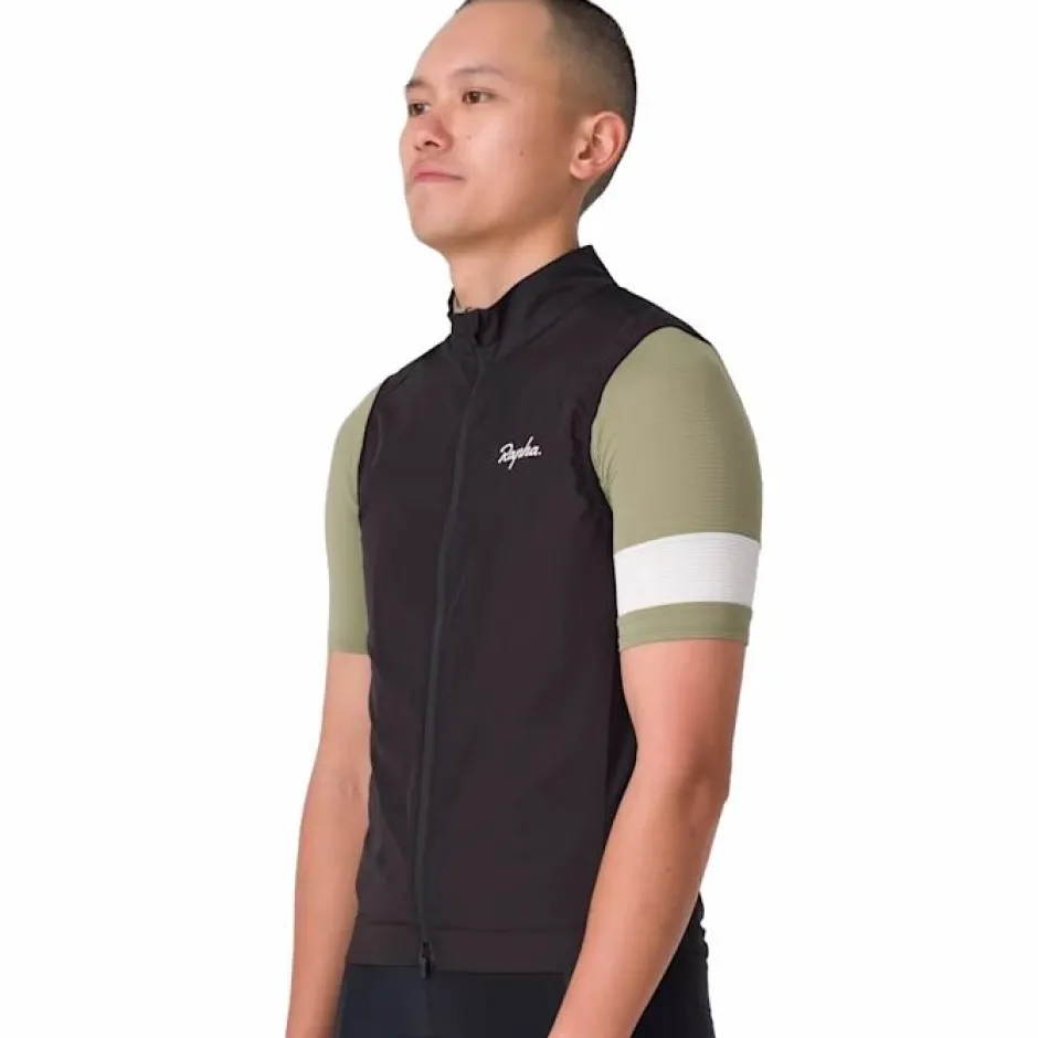 Vesten < Rapha Core Vet Heren - zwart/wit
