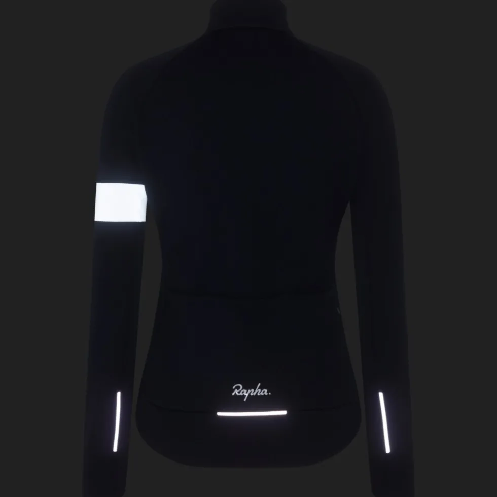 Rapha Core Winterjas Dames - zwart/wit