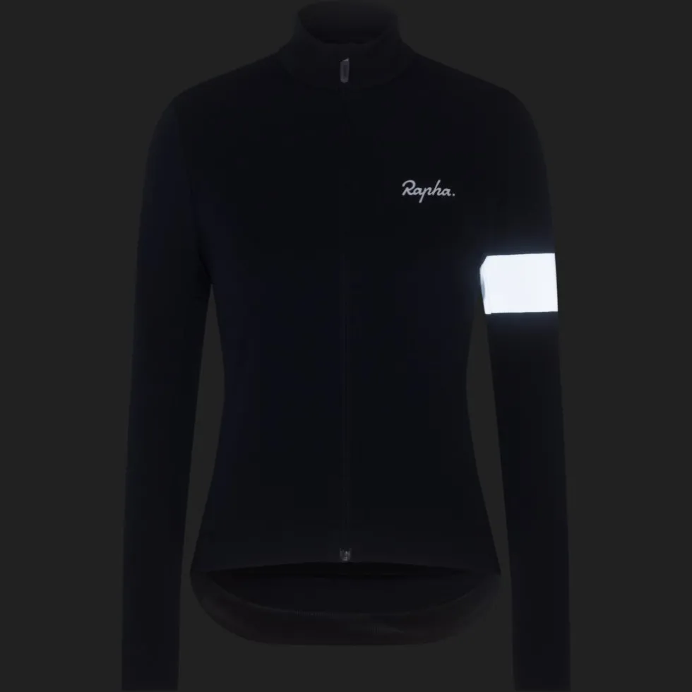 Rapha Core Winterjas Dames - zwart/wit