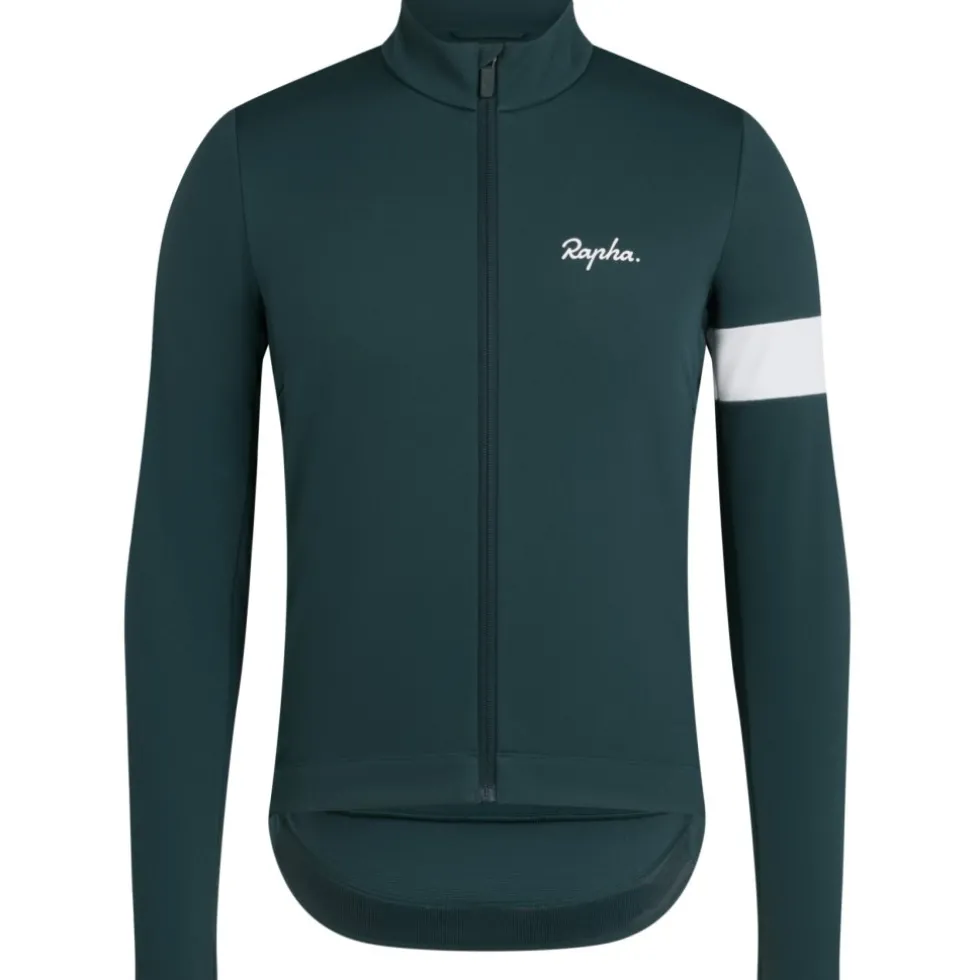 Rapha Core Winterjas Heren - forest green/white