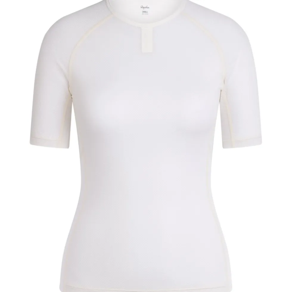 Rapha Lightweight Hemd met Korte Mouwen Dames - wit/wit
