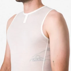 Rapha Merino Lightweight Hemd zonder Mouwen Heren - cream/white