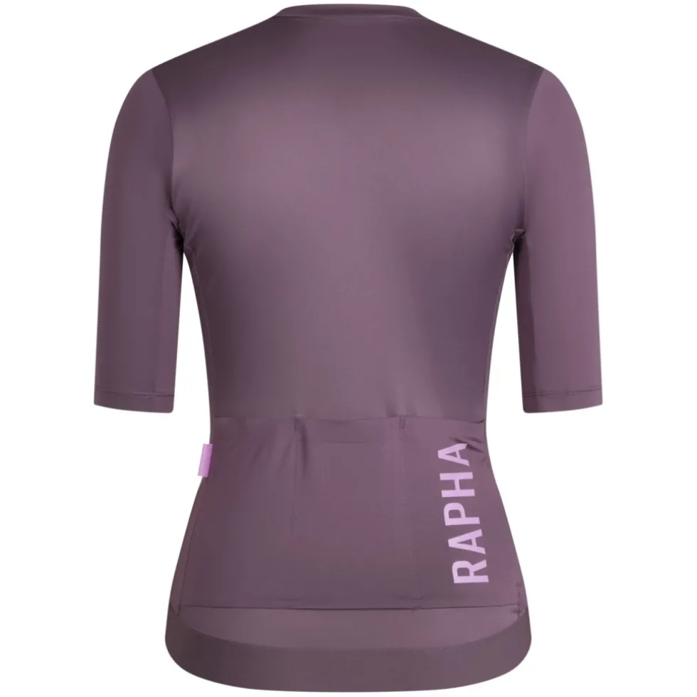 Rapha Pro Team Training Fietsshirt met Korte Mouwen Dames - amethyst/quartz