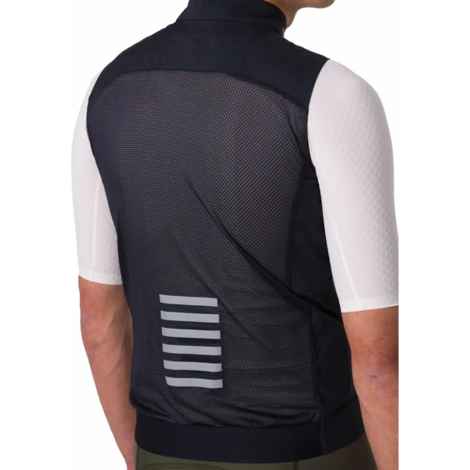 Vesten < Rapha Pro Tea Vet Heren - zwart/ziver