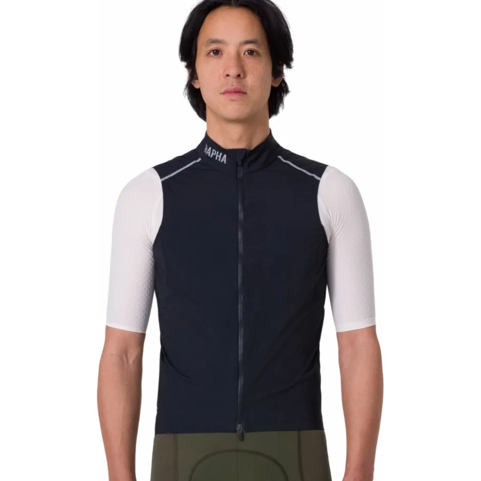 Vesten < Rapha Pro Tea Vet Heren - zwart/ziver