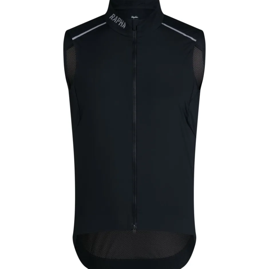 Vesten < Rapha Pro Tea Vet Heren - zwart/ziver
