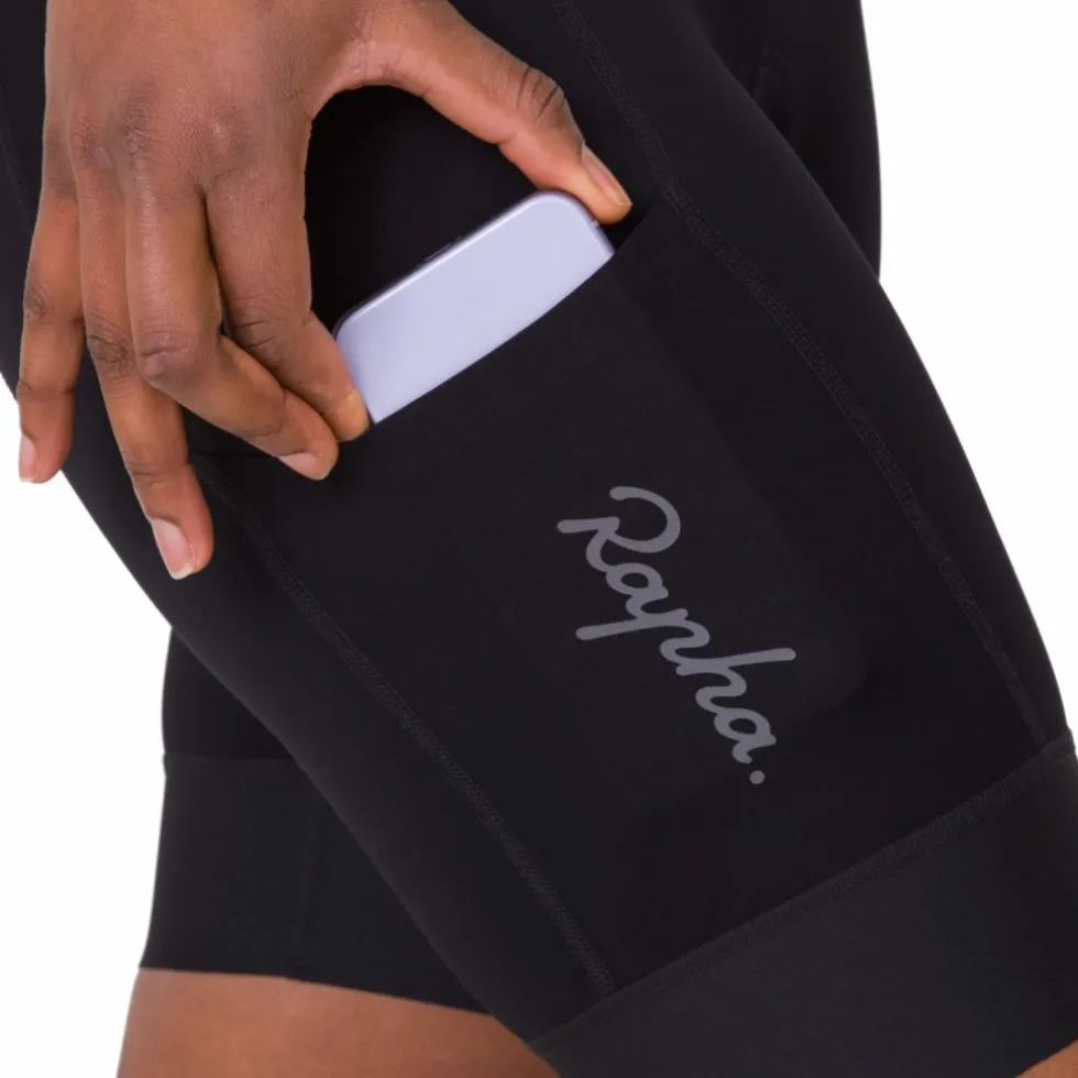 Rapha Regular Cargo Fietsshort Dames - zwart/zwart