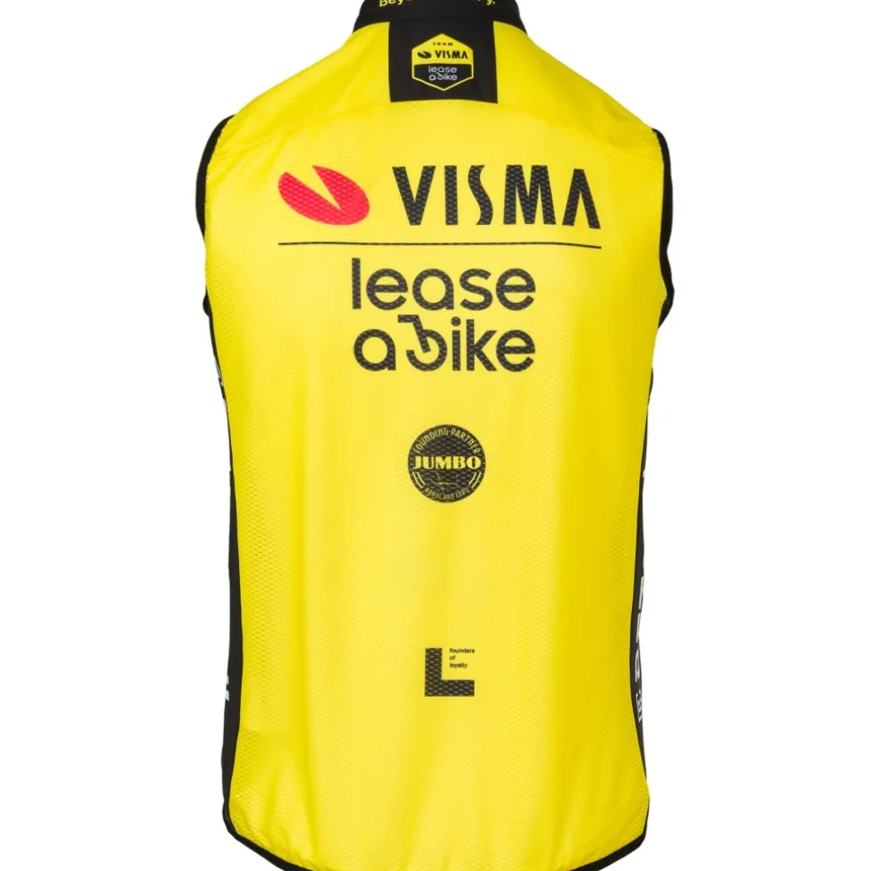 RAPidGEAR Team Visma | Lease a Bike Replica Wind Body Heren 2025 - geel