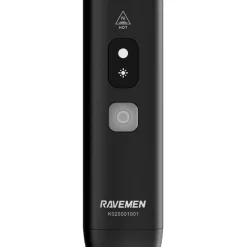 Ravemen K1800 Fietslamp Vooraan - Zwart