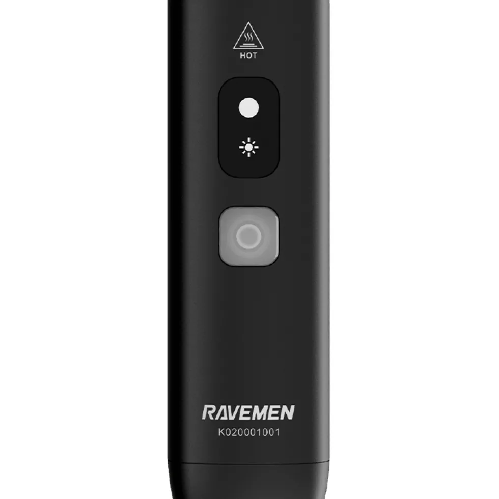 Ravemen K1800 Fietslamp Vooraan - Zwart