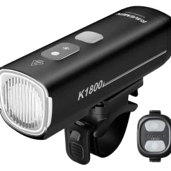 Ravemen K1800 Fietslamp Vooraan - Zwart