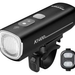 Ravemen K1400 Fietslamp Vooraan - Zwart