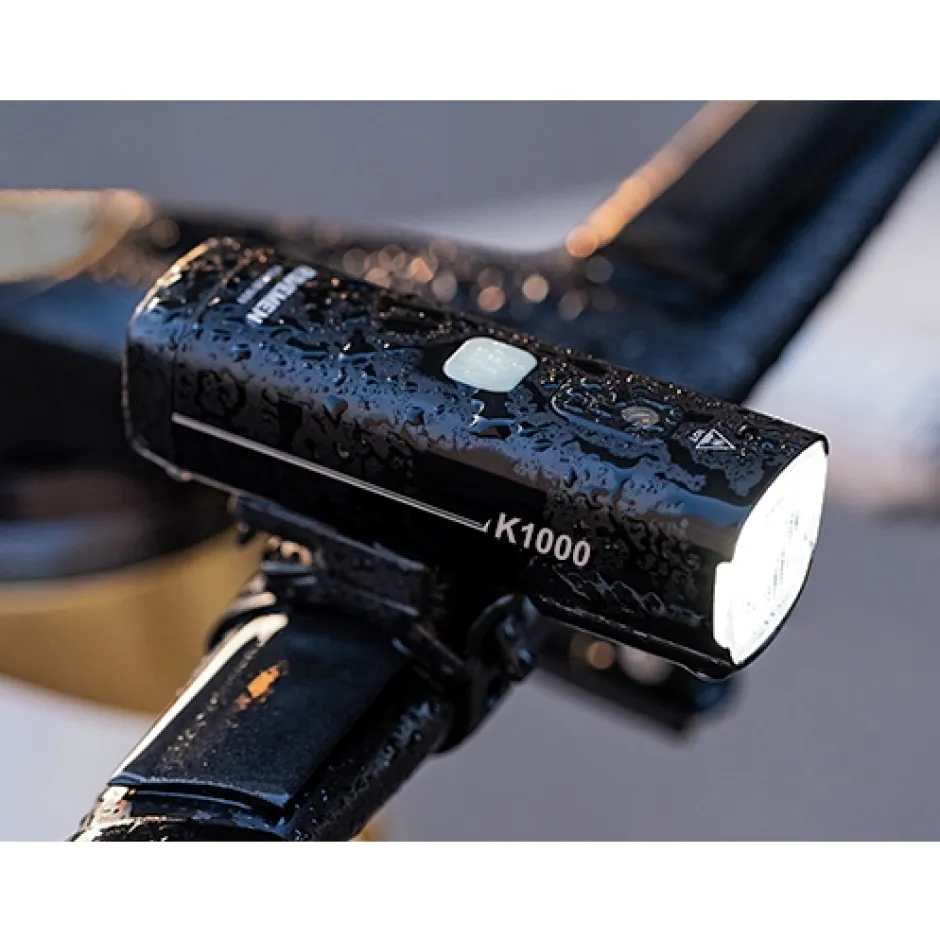 Voorlampen|Verlichting < Ravemen K1000 Fietslamp Vooraan - Zwart