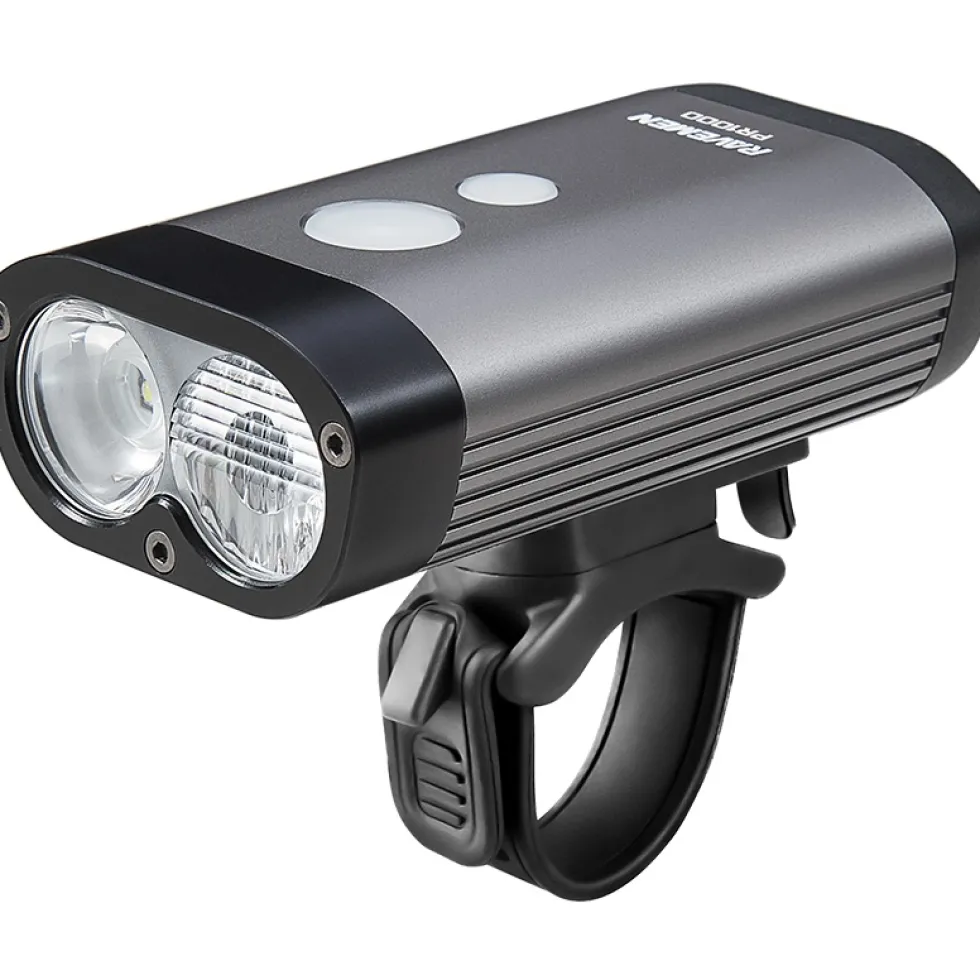 Ravemen PR1000 Fietslamp Vooraan - Grijs