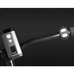 Voorlampen|Verlichting < Ravemen PR2000 Fietslamp Vooraan - Grijs