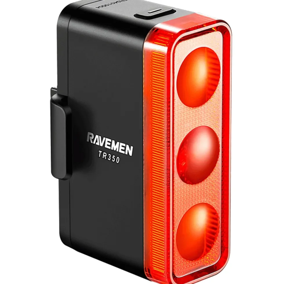 Ravemen TR350 Fietslamp Achteraan - Zwart
